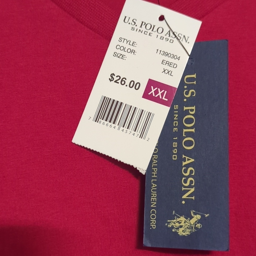 U.S. Polo Assn. Men's V-Neck Tee Size XXL NWT MSRP $26 - Picture 6 of 6